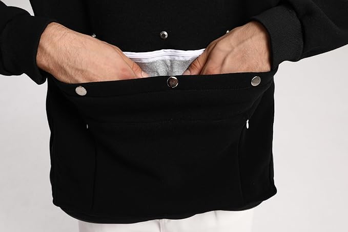 Unisex Cat Pouch Hoodie Long Sleeve Kitten Puppy Holder Hoodies Front Large Pouch Pet Carrier Sweatshirt
