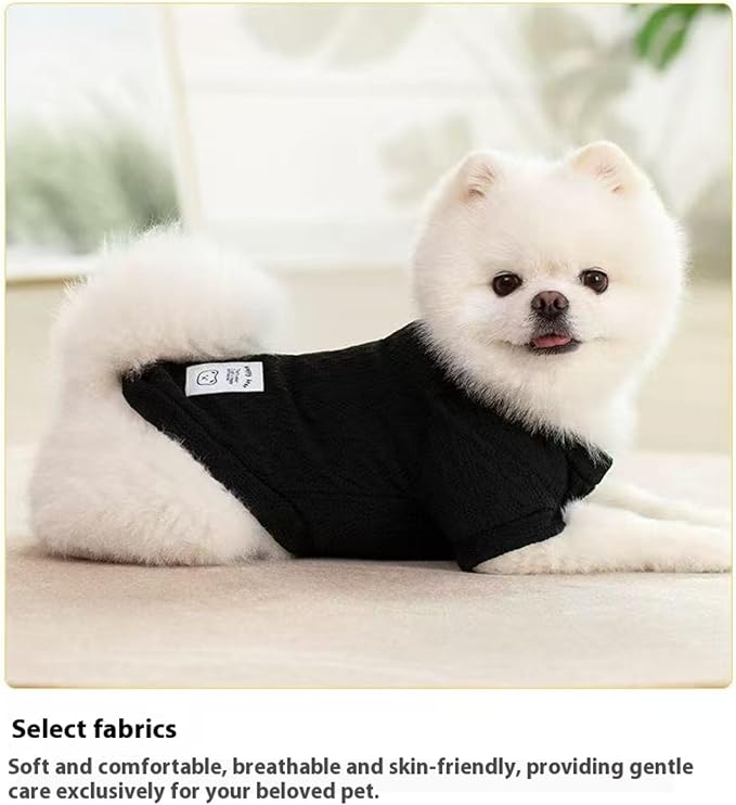 Kitten Clothes, Dog Cat Sweaters Pet Puppy Knitwear Costume Fall Winter Coat for Small Medium Cats Dog Girl Boy Fit 2.2-23lb