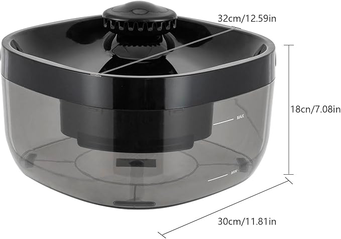 Cat Water Dispenser, ABS Cat Water Dispenser, 7L/1.85Gal Automatic Pet Water Dispenser 1000mAh Battery Powered Water Dispenser for Cats and Dogs Indoor Watering