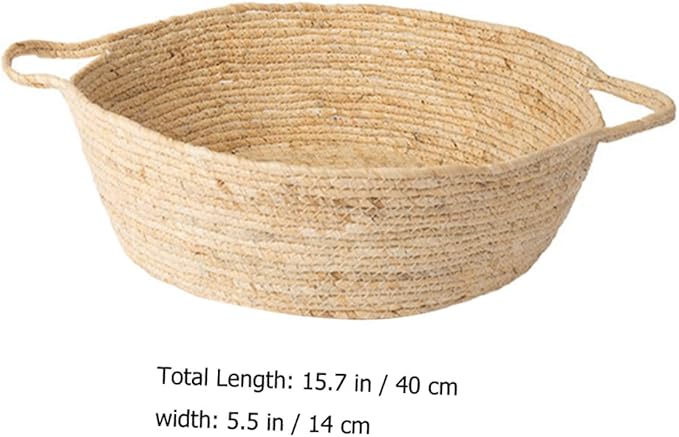 ABOOFAN Rattan Woven Cat Bed Cooling Pet Nest Medium Size for Cats to 8 Lbs Semi-Enclosed Breathable Summer Supply Indoor Pet Furniture
