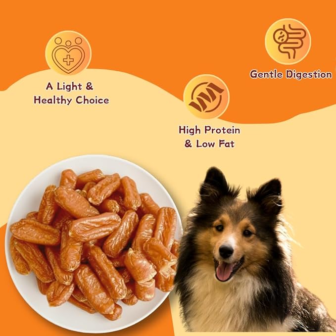 All-Natural Dog Treats, Hearty Beef Sausage Links for a Healthy Snack, A Grain-Free and High-Protein Choice for Your Best Friend,3 Pack x 14.11 Ounce(Pack of 3)