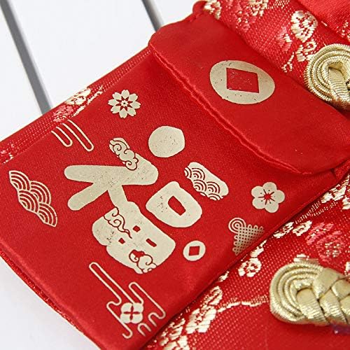 Cat Clothes,New Year's Cloak Dog Clothes Red Pet Cheongsam Cloak Clothes for Cats Small Dogs Puppy(Red,S)