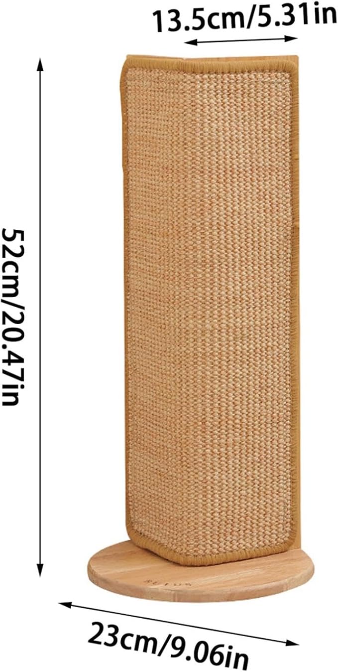 Cat Scratcher Corner Post, No Drilling Wall Sofa Couch Corner Cat Sisal Scratching Pad Furniture Protector for Couch Door Bed