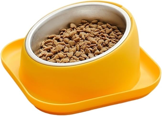 2pcs Pet Food Bowl Cat Feeder for Dogs Cats Puppy Kitten