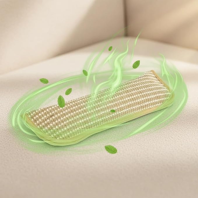 3Pcs Organic Catnip Pillows for Indoor Cats - 10000mg A+ Catnip, Sisal Scratcher Mat, Durable Teething Toy for Aggressive Chewers,Boredom, Anxiety Relief (3Pcs Small)