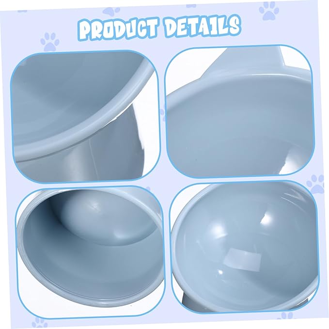ORFOFE 3pcs Elevated Cat Bowl Raised Cat Food Bowls Slow Feeder for Pet Feeding Watering Supplies