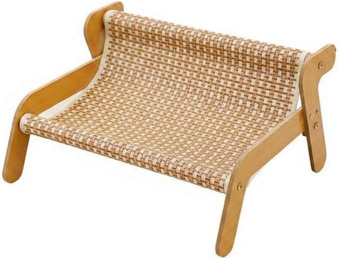 Cat Scratcher Bed No Shedding Cat Lounge Bed Animal Furniture for Hefty Cats, Cooling Mat Style