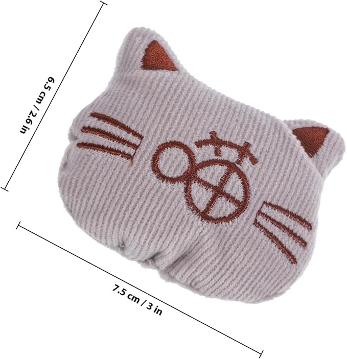 3pcs Plush Catnip for Indoor Cats Chew Molar Playthings Soft Cartoon Design Kitten Teasing and Dental Care Interactive Pet
