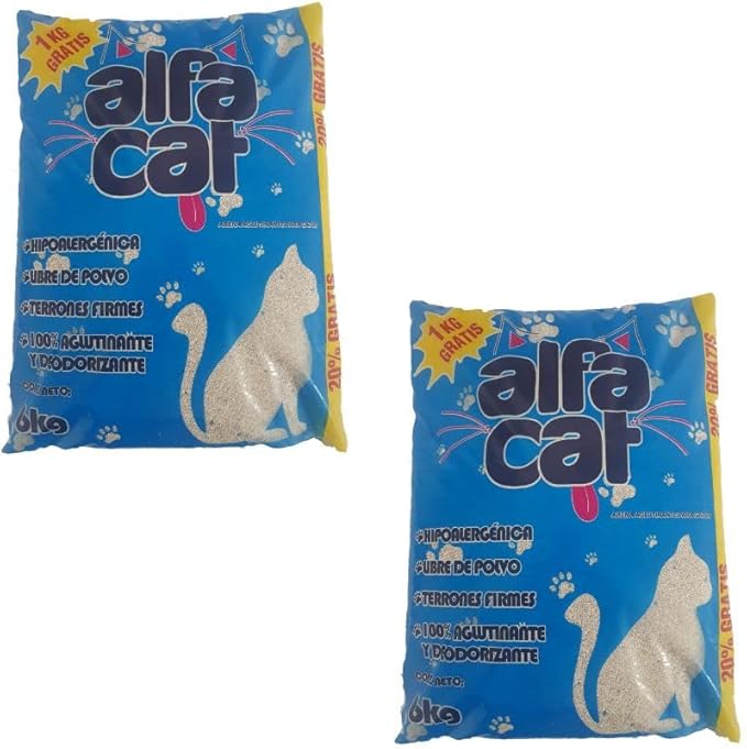 Alfa cat 12 kg Best Cat Litter; Binder and Deodorizer