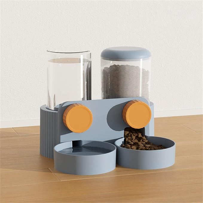 Cat Water Feeder Cat Feeding Watering Feeder Cat Water Dispenser Cat Automatic Feeder and Water Cage Mount