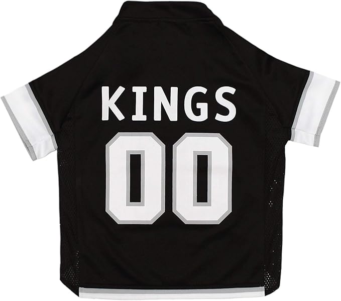 Pets First NHL Los Angeles Kings Jersey for Dogs & Cats, Small. - Let Your Pet be a Real NHL Fan!