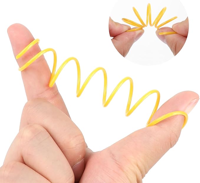 KIMOBER 32PCS Cat Spiral Spring,Colorful Plastic Cat Creative Toy Interactive Cat Toy Spiral Springs for Indoor Cats Kittens to Swat, Bite, Hunt Kitten Toys