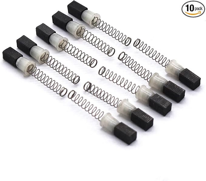 10 Packs Professional Repairing Parts, Replacement Carbon Brush for Hair Clipper Electric Motor Compatible with Oster A5 Classic 76 A5, and Powerline Pet Groomers