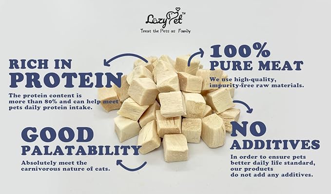 Freeze Dried Chicken Liver Dog Treats | Single Ingredient High Protein | Grain Free All Natural Training Treats & Meal Topper for Dogs Cats, 4oz(Chicken Liver)