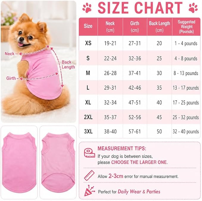 Petitebella Soccer Dog Shirt - Sporty Puppy T-Shirt with Soccer Ball, Breathable Soft Cotton Pet Clothes for Small Dogs Cats, Lightweight Summer Vest Apparel for Game Day Training (Pink, X-Large)