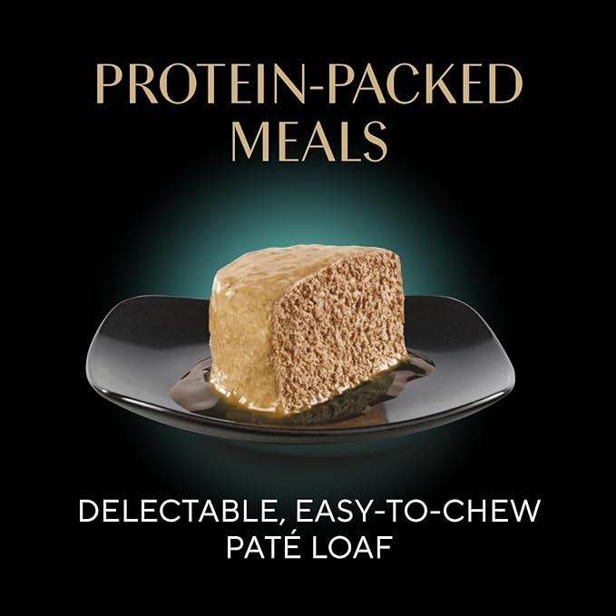 Sheba Perfect Portions Wet Cat Food Pate Signature Seafood Entree, 2.6 oz. Twin-Pack Trays, Cat Food Wet Recipe (24 Count, 48 Servings)
