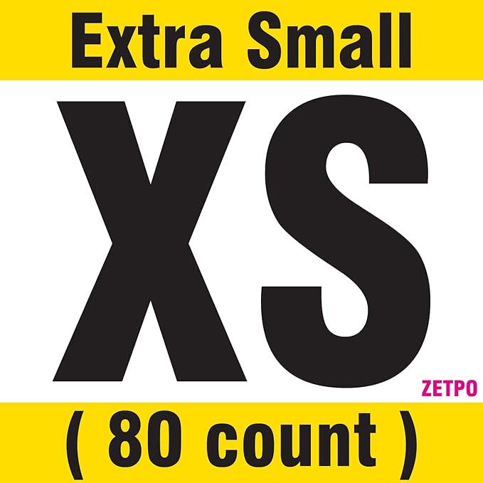 zetpo 80 pcs Cat Nail Caps | Cat Claw Covers | with Adhesives and Applicators (Silver, XS)