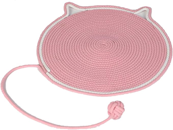 Peiiwdc Cats Interaction Scratcher Board Toy Furniture Protective Pet Rest Bed for, Climbing, Lounging Large Cats Mat