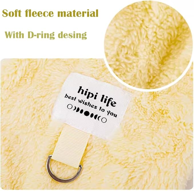 2 Pack Small Dog Sweater Fleece Cat Outfit with D-Ring Fall Puppy Clothes for Girl Boy Cold Weather Dog Coat Winter Pet Clothing for Cats Chihuahua Yorkie Teacup (Yellow Green, Large)