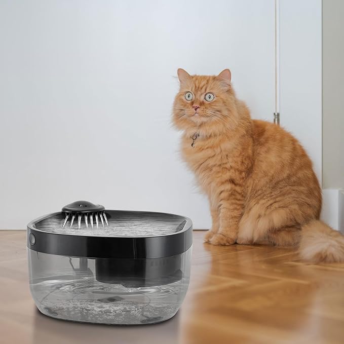 Cat Water Dispenser, ABS Cat Water Dispenser, 7L/1.85Gal Automatic Pet Water Dispenser 1000mAh Battery Powered Water Dispenser for Cats and Dogs Indoor Watering