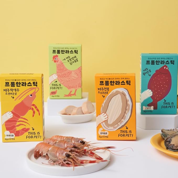Generic FROMHALLA Stick Jeju, Puree Sticks for Dogs & Cats, Pet Treats, Grain-Free, 9g x 10 Sticks (9g x 10 Sticks, Jeju Chicken Fillet)