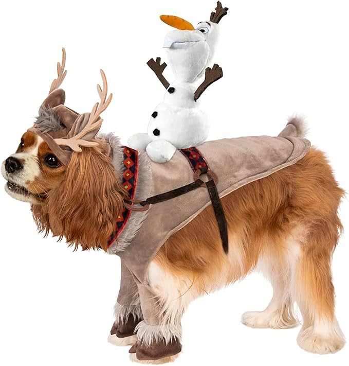 Disney Frozen: Sven Pet Costume for For Dogs or Cats by Rubies, Small
