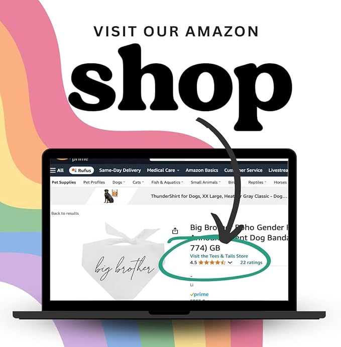 Big Brother with Paw Dog Tee Shirt | Sleeveless | Sizes for Puppies, Toys and Large Breeds (Hot Pink, 4X-Large 87)