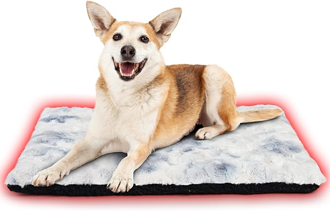 Self-Warming Cat Bed Pad 30x20 inches Self-Heating Cat Bed Mat Thermal Blanket for Indoor Cats & Dogs