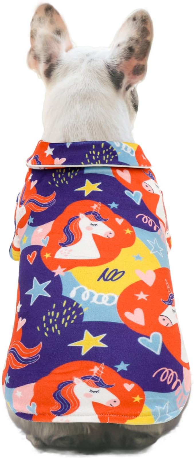 CuteBone Two-Leg Velvet Pet Pajamas Girl Dog Clothes - Soft, Cozy, and Stretchy Boy Pjs for Small, Medium Dogs and Cats Winter Sleepwear Apparel LTP17M