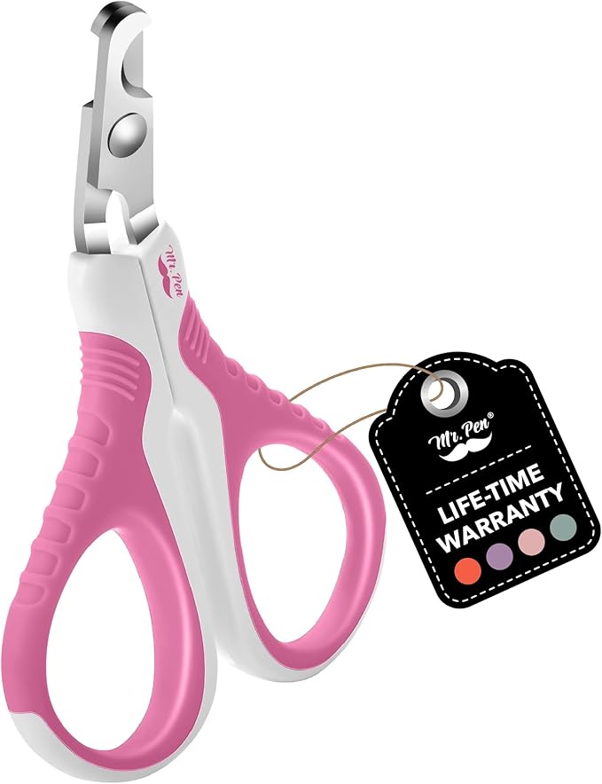Mr. Pen- Cat Nail Clipper, Stainless Steel, Professional Sharp Cat Claw Trimmer for Small and Medium Cats, Pet Nail Clipper with Sturdy Non Slip Handle
