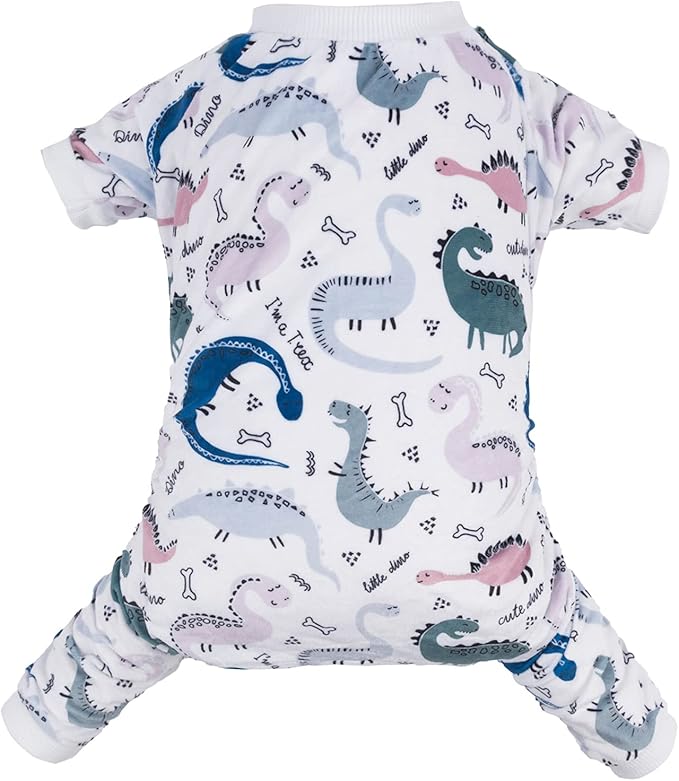 CuteBone Soft Puppy Pajamas Cute Dog Pjs Jumpsuit Pet Clothes Apparel P160S