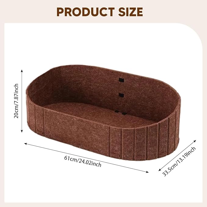 Cat Scratcher Bed Cat Scratching Board Furniture Protector Breathable Cats Kittens Pet Supplies Detachable Comfortable Basket, Coffee
