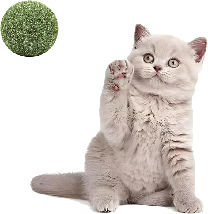 2 inch Giant Catnip Ball for Cats, Large Catnip Ball for Cats Indoor