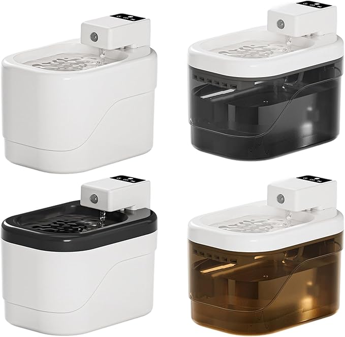 Cats Drinking Fountain Pet Water Dispenser Automatic Watering Feeders Quiet Cats Bowl for Multiple Water Dispenser with Sensing