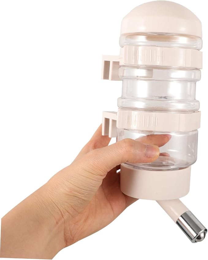 Cat Waterer Cat Feeder and Dispenser Automatic Pet Watering System Gravity-Flow Design