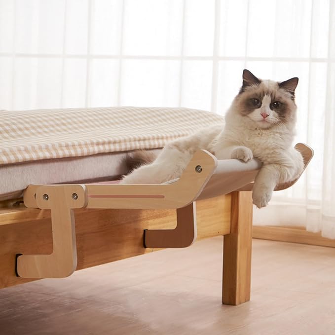 Perch for Resting Perch Space Saving Rest Soft Floating Shelf for Bed/Sofa/Window Mount Beds & Furniture for Large Cats