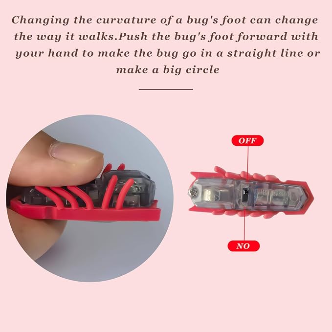 Cat Bug Toy, Cat Toys for Indoor Cats, Moving Electric Interactive Cat Toy to Kill Time and Keep Fit Automatic Cat Toy for Swatting Biting Hunting Kitten Toys, 2pcs