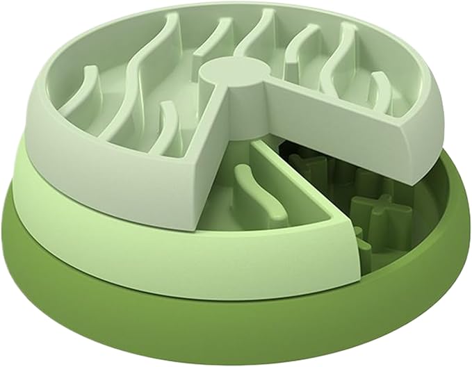 Lightweight Slow Feeder - Washable Pet Feeder, Dog Bowl with Non Slip Bottom Base, Puppy Bowls with Puzzle Interactive, Pet Supplies Feeding Station, Feline Bowl for Daily Use