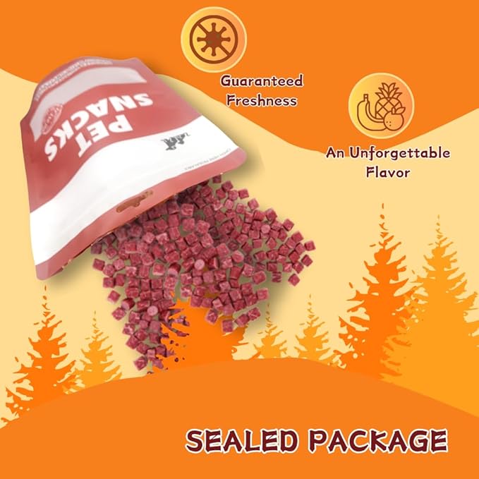 Beef Bites Dog Treats, Made with Real USA Sourced Beef, A Wholesome & Simple Limited Ingredient Soft Chew for Sensitive Stomachs, 14.11 Ounce