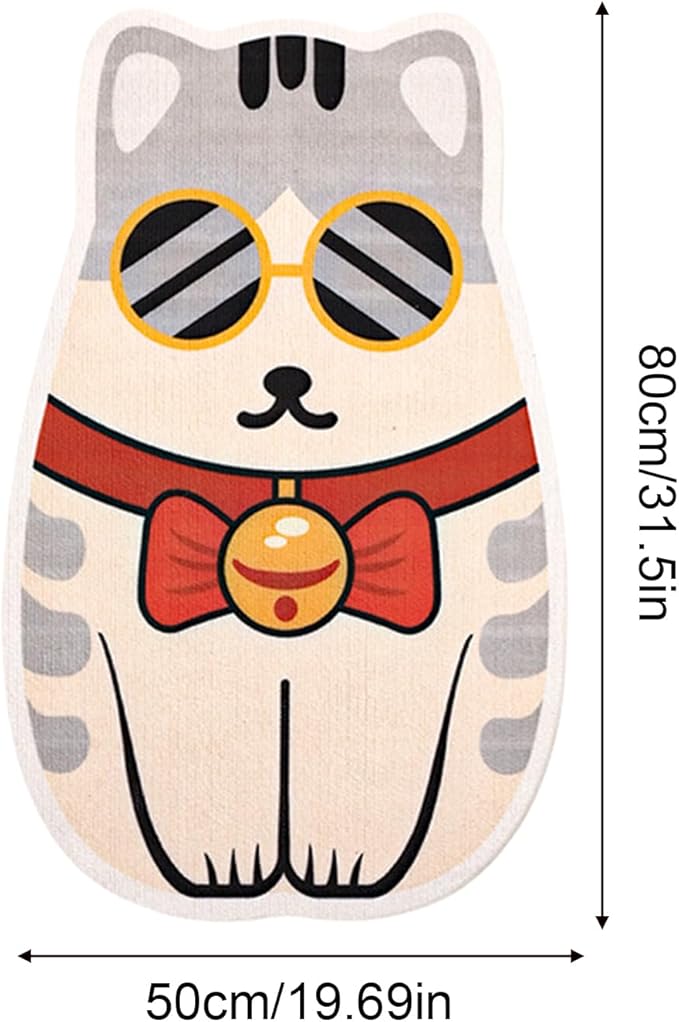 Wall Mounted Cat Scratcher, Self Adhesive Scratching Furniture Protector, Funny Cat Scratch Wall Pad for Climbing, Indoor Pet, Couch, Bed, Door, Floor