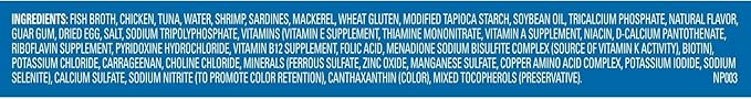Meow Mix Tender Favorites With Real Tuna & Whole Shrimp in Sauce