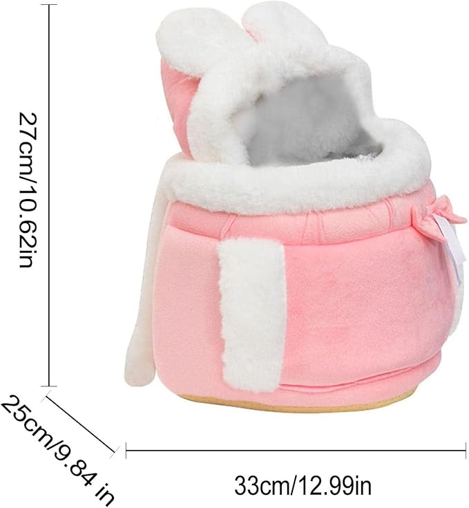 Cat Bag Carrier, Double Pocket Cat Front Pack, Comfortable Sling Carrier with Adjustable Buckle, Cozy Travel Carrier (Pink, Large)
