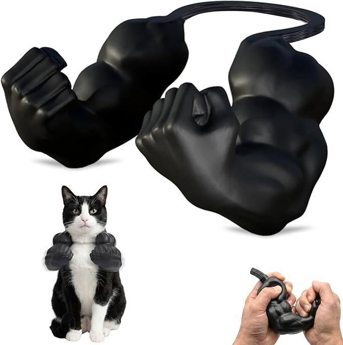 Cat Muscle Arm, 3D Printed Muscle Arm Costume, Creative & Funny Pet Toy, Costume Accessories for Pet Dress-Up, Cosplay, Parties & Photos