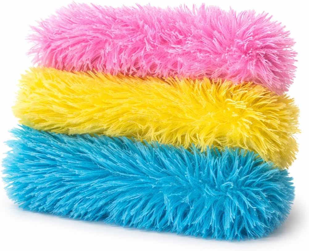 3 Fluffy Things Cat Toy Pillows with Catnip & Crinkle Fluffy Plush Cat Toys for Indoor Cats, Kittens & Adult Cats (3 Pack)