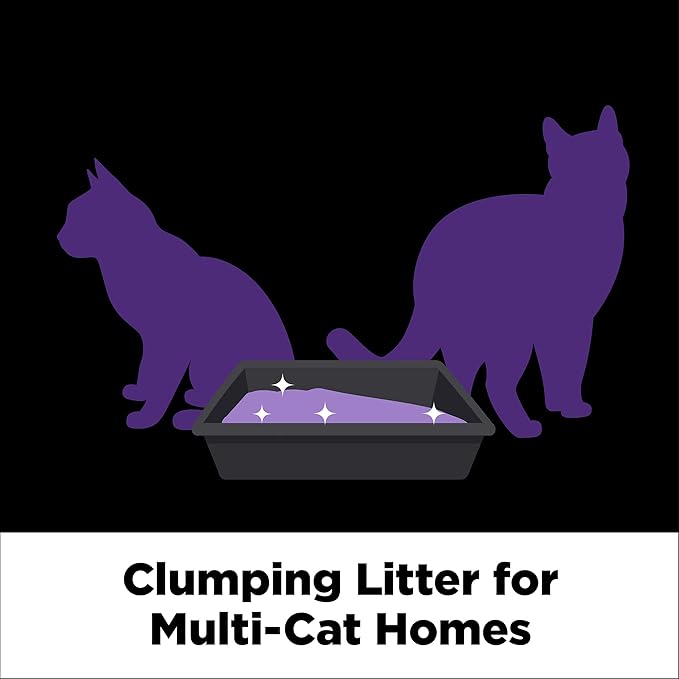 ARM & HAMMER Slide Platinum Multi-Cat Easy Clean-Up Clumping Cat Litter, 14 Days of Odor Control, 18 lb X 2 Pack (36 lbs)