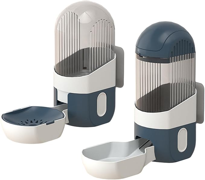 Cat Water Dispenser Cat Automatic Feeder and Water Cat Feeding Watering Cage Mount Cat Feeder Cat Water Feeder