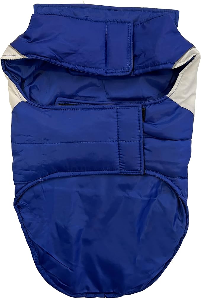 Pets First NHL Vancouver Canucks Puffer Vest for Dogs & Cats, Size Large. Warm, Cozy, and Waterproof Dog Coat, for Small and Large Dogs/Cats. Best NHL Licensed PET Warming Sports Jacket