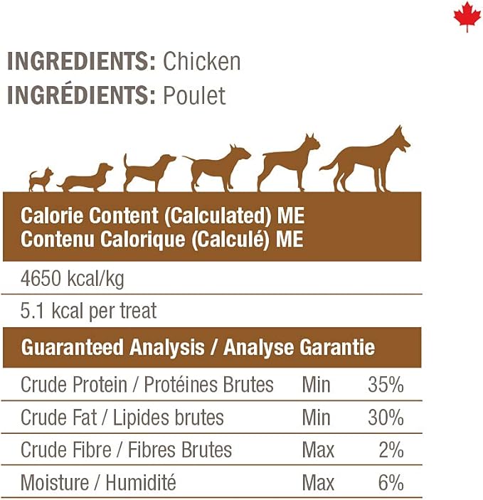 Crumps' Naturals Chicken Morsels For Pets, 4.7-Ounce