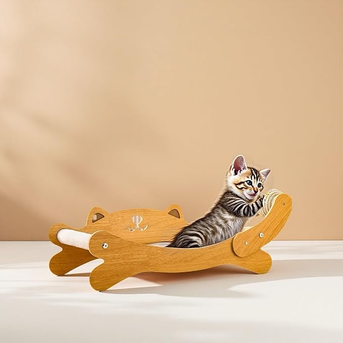 Fun Cat - Face Cat Couch with Scratchable Ropes