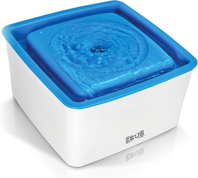 ZEUS Mini Elevated Dog Water Dispenser, Dog Drinking Water Fountain, Small Dog Breeds